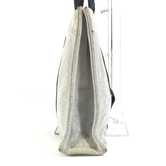 HERMES Sac Arne MM Bag Shoulder Bag Tote Bag Hand Bag cotton Black - Picture 11 of 16